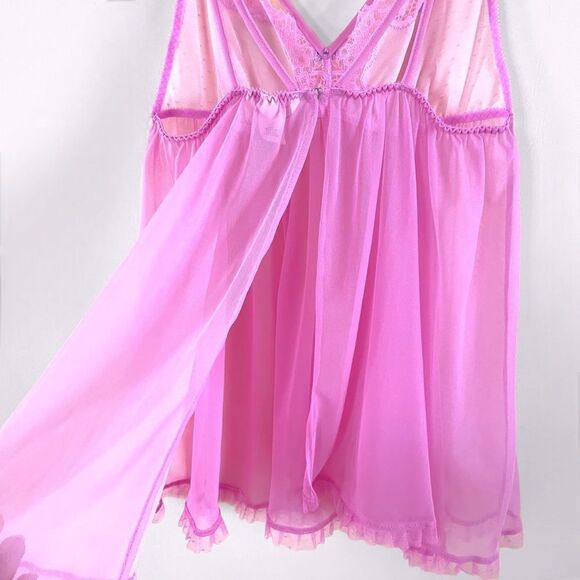 Victoria’s Secret Sheer Lace Babydoll Nightie - Picture 6 of 8